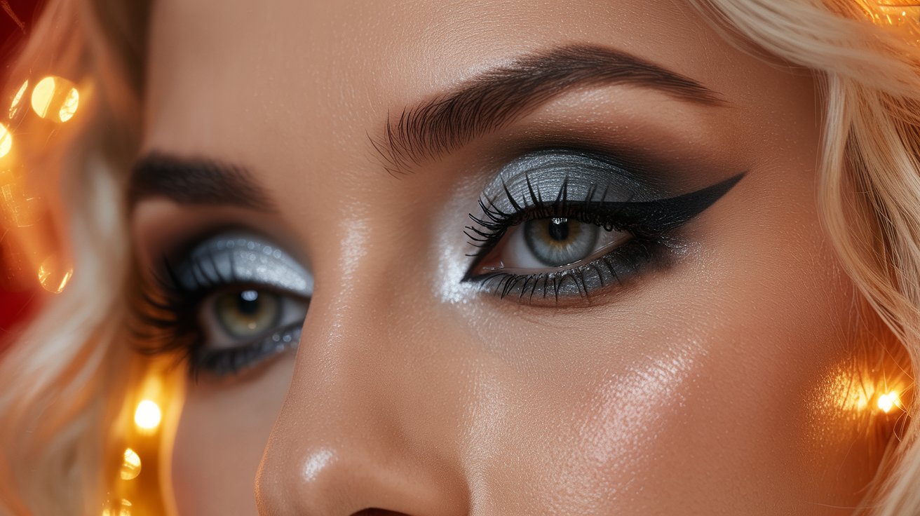 Bold Black Smokey Eye for Holiday Nights