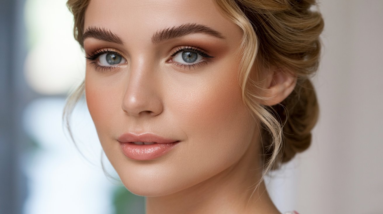 Golden Glow Minimal Makeup