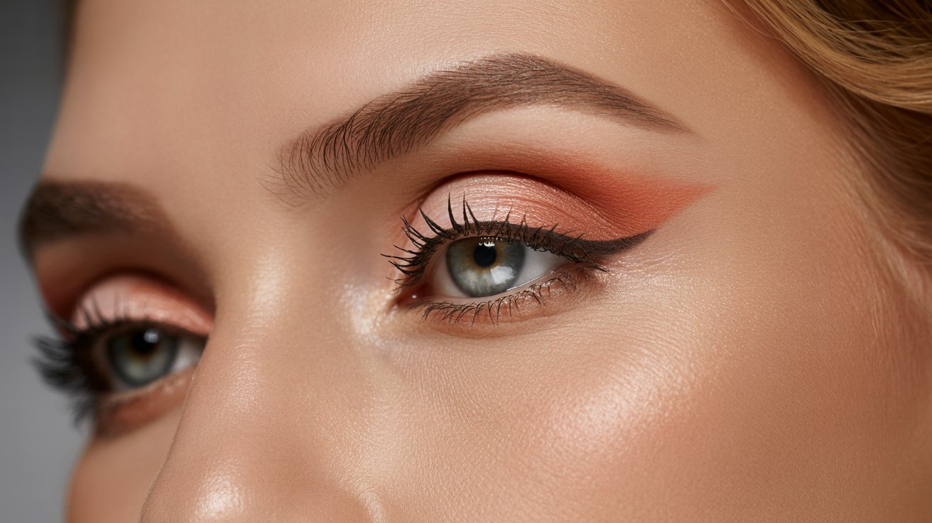 Peach Smokey Eye