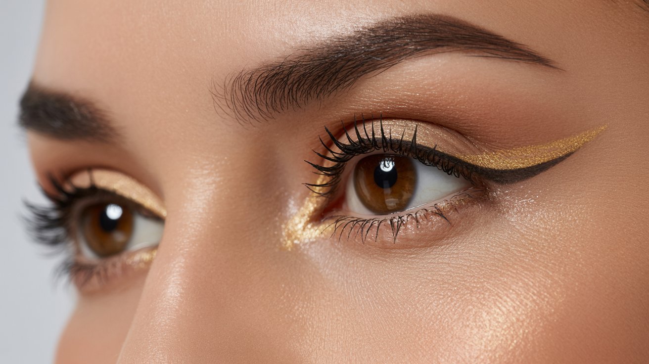 Peach and Gold Glow