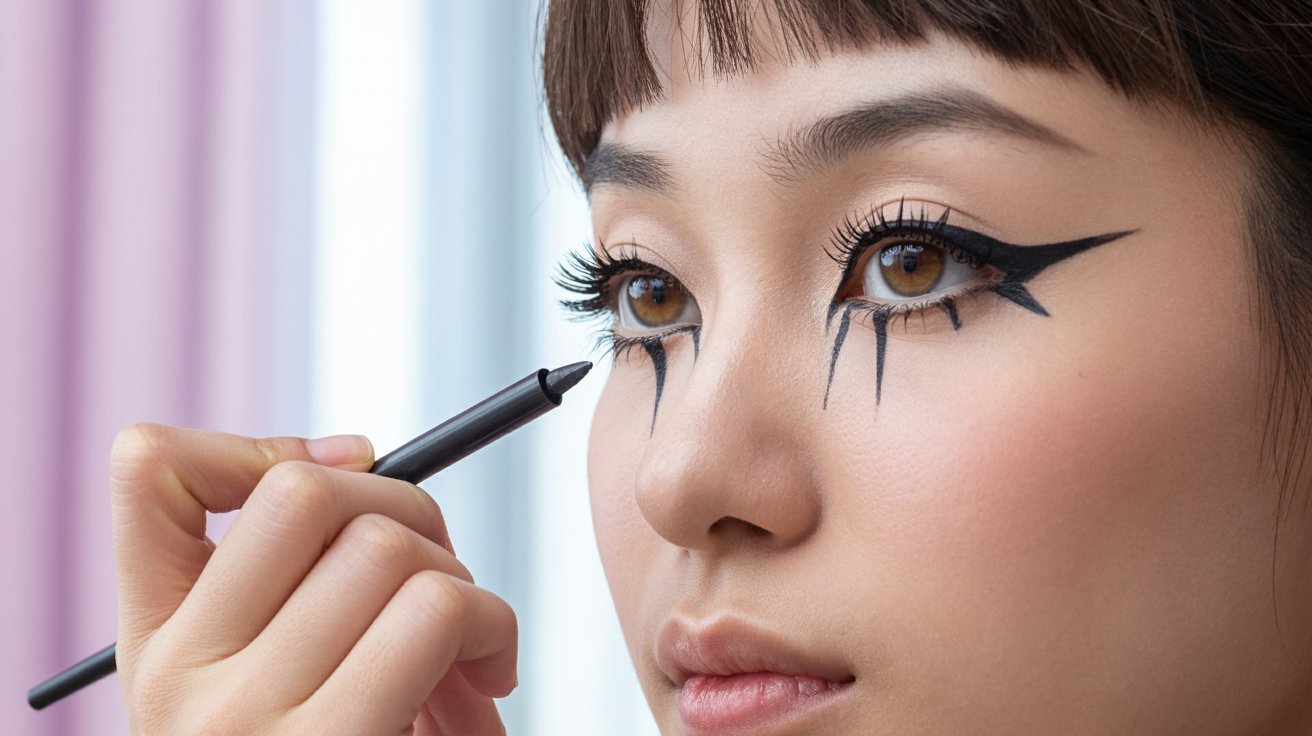 Step 3: Create Bold Eyeliner Look