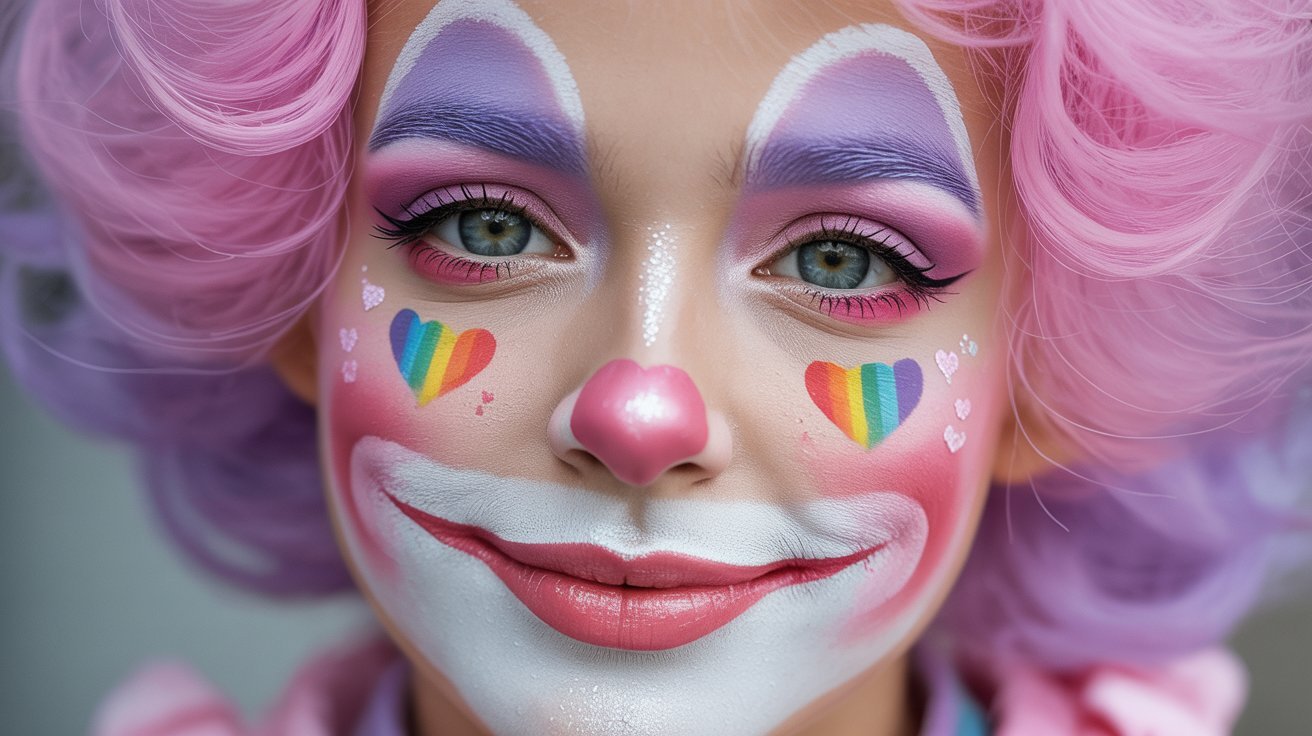 Tiny Rainbow Heart Cheeks