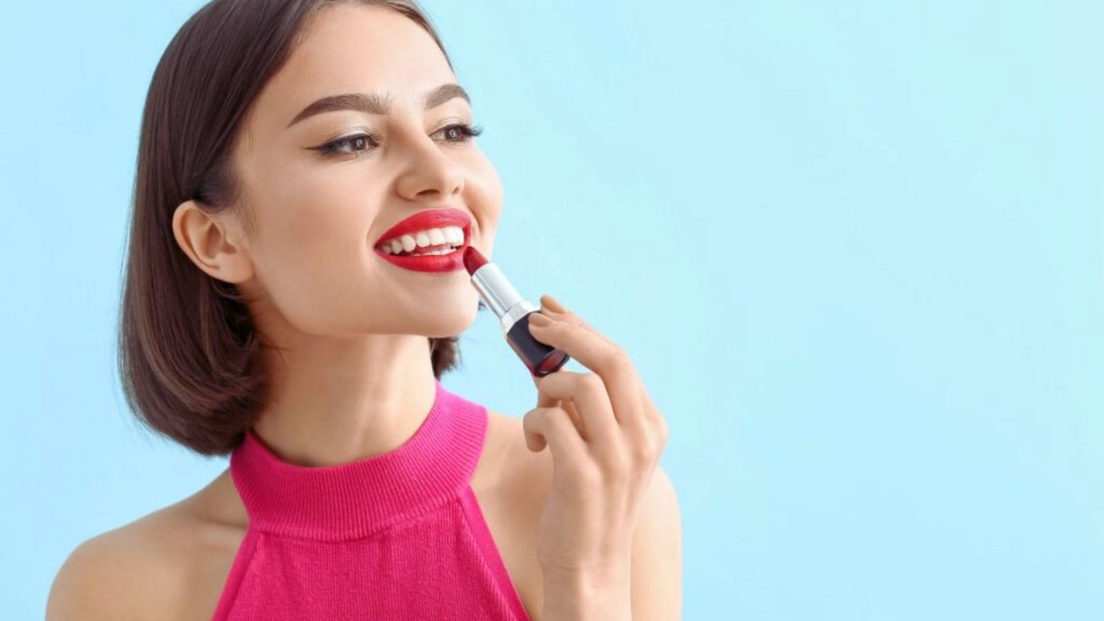 Want Whiter-Looking Teeth? Start With Your Lipstick Shade