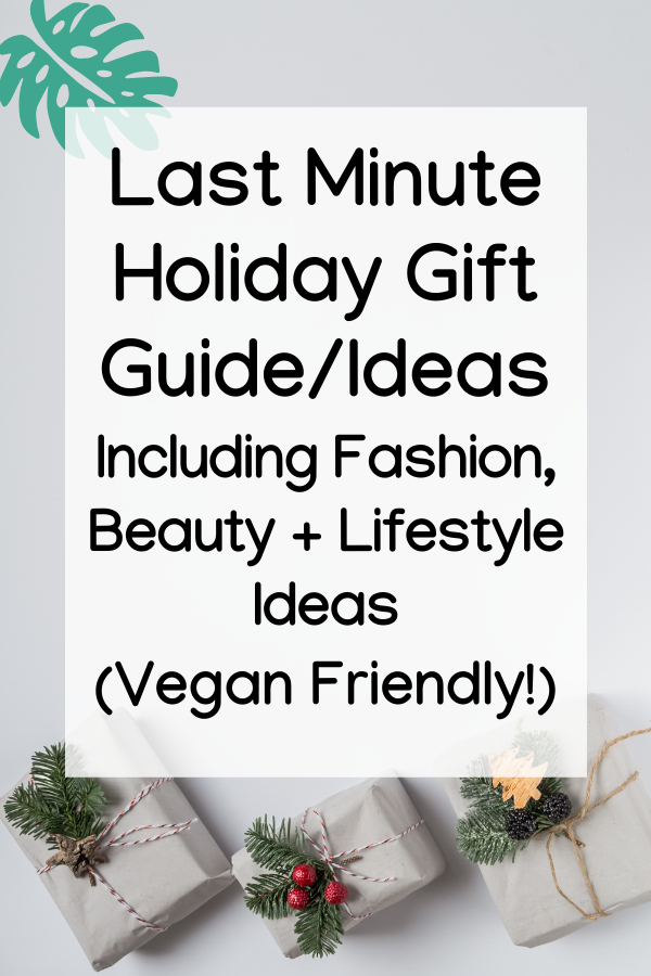 Vegan Holiday Gift Guide Christmas fashion beauty