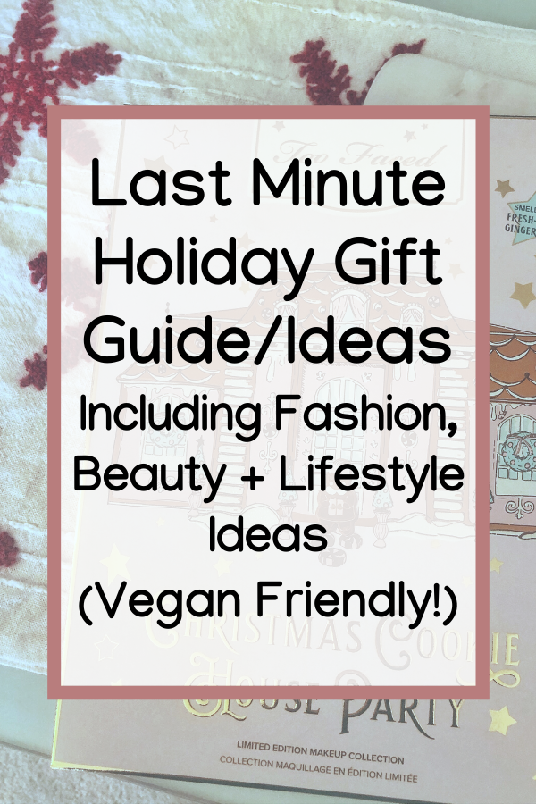 Vegan Holiday Gift Guide Christmas fashion beauty