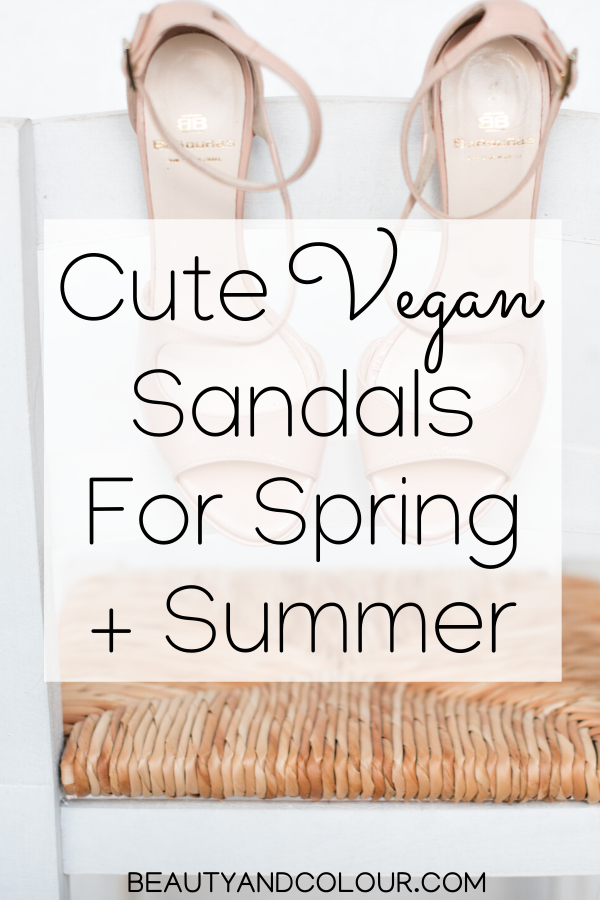 Cute Vegan Leather Sandals For Spring Summer