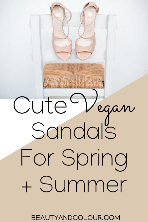 Cute Vegan Leather Sandals For Spring + Summer