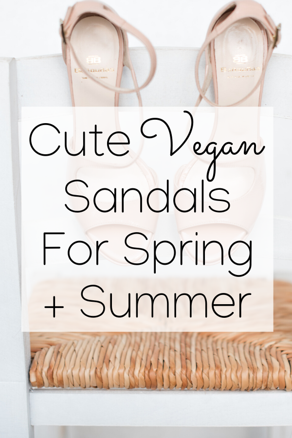 Cute Vegan Leather Sandals For Spring Summer