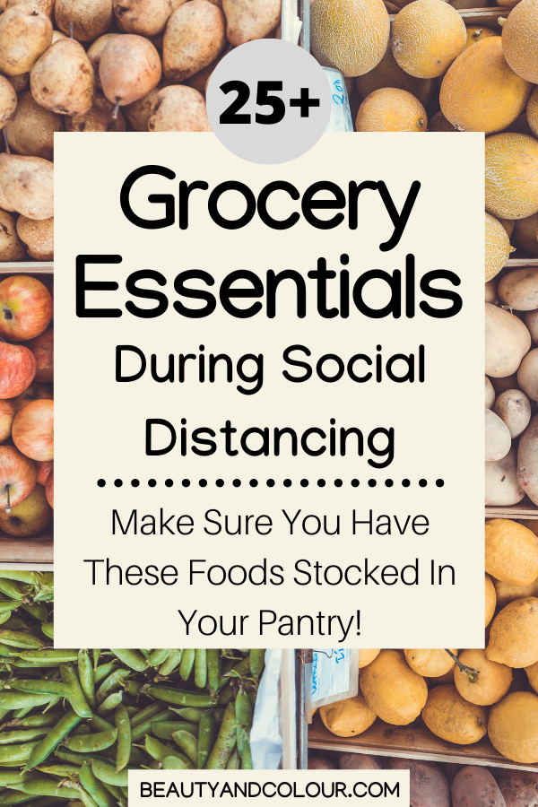 Plant Based Grocery Essentials Quarantine