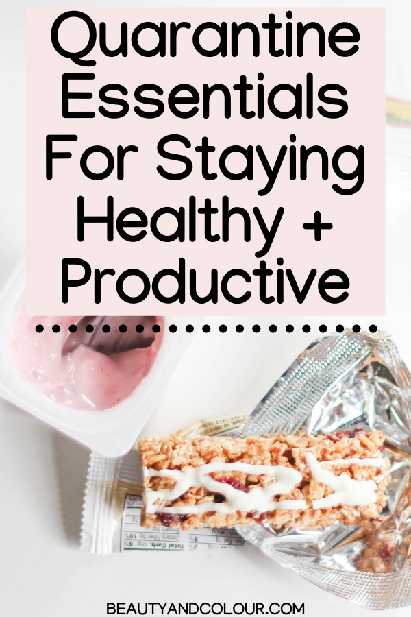 Vegan Quarantine Essentials For Staying Healthy Productive