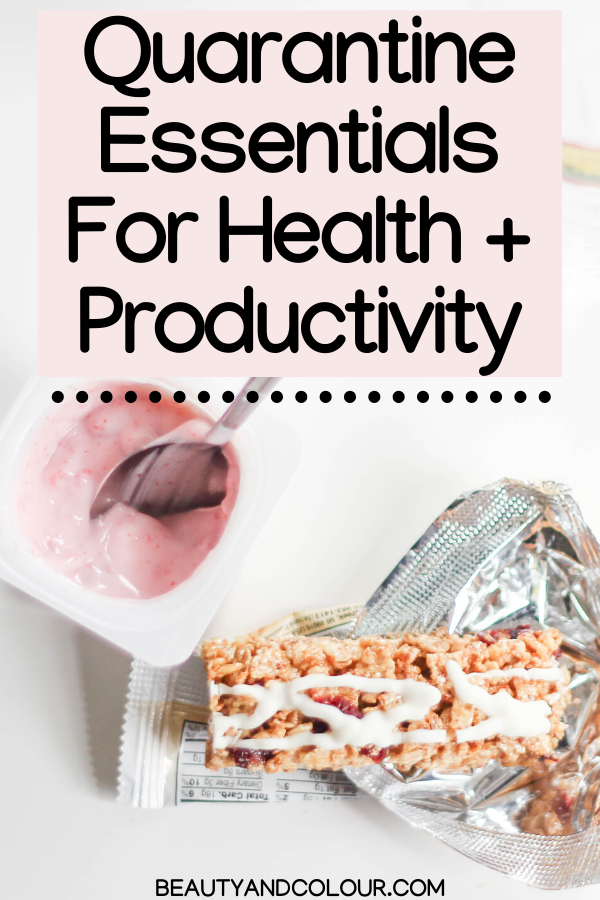Vegan Quarantine Essentials For Staying Healthy Productive