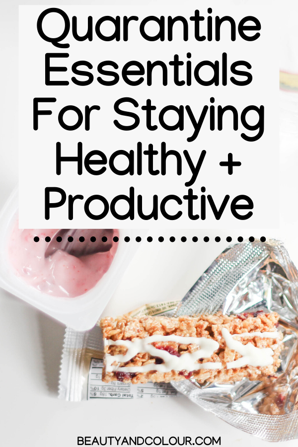 Vegan Quarantine Essentials For Staying Healthy Productive