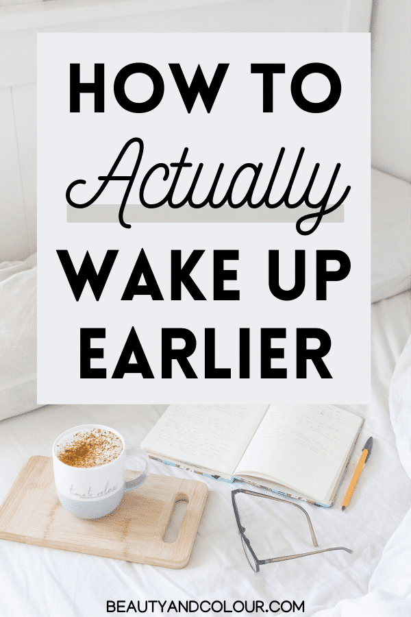 easy tips to wake up earlier