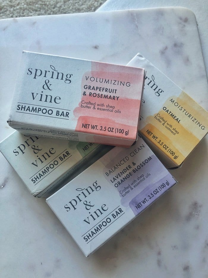 spring vine cruelty free shampoo bar review