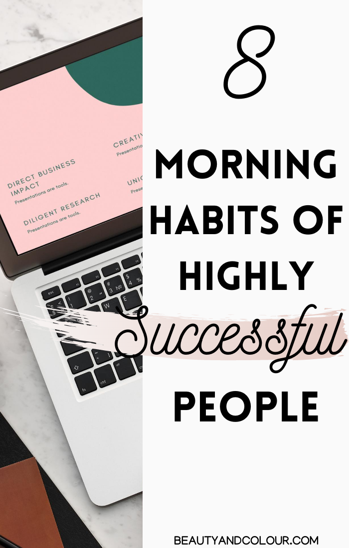 healthy morning habits highly successful people