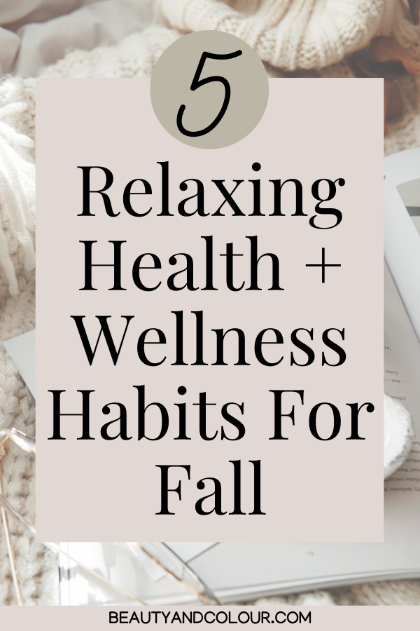 health wellness habits for fall