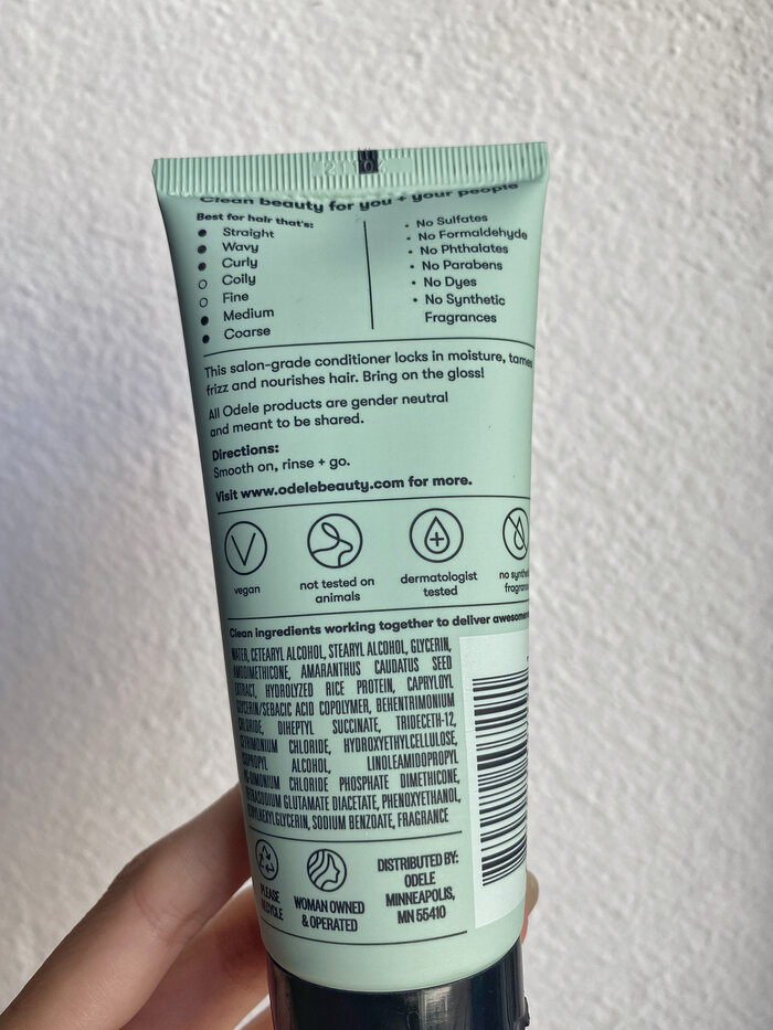 smoothing conditioner ingredient list