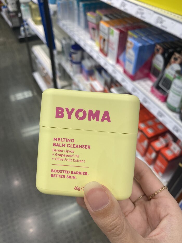 Byoma cleansing balm up close