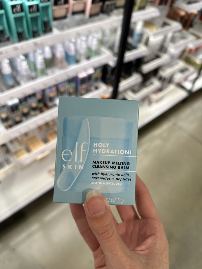elf holy hydration cleansing balm package
