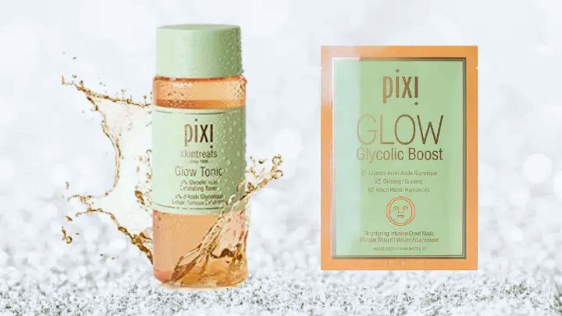Pixi Glow Super Boost Serum bottle with a sleek design, promoting radiant and glowing skin.